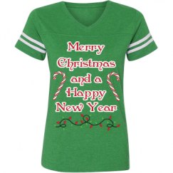 Ladies Relaxed Fit Vintage Sports Tee