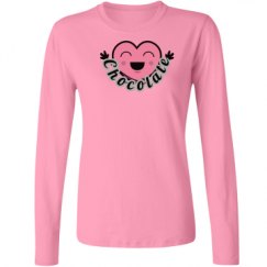 Ladies Relaxed Fit Basic Long Sleeve Tee