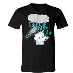 Unisex V-Neck Jersey Tee