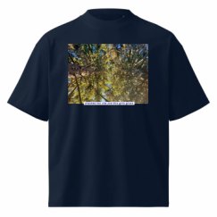 Unisex Organic Oversized High Neck T-Shirt