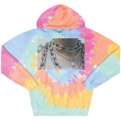 Unisex Tie-Dye Fleece Hoodie