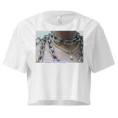 Ladies Festival Cali Crop Top Tee