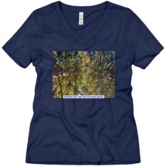 Ladies Relaxed Fit V-Neck Tee