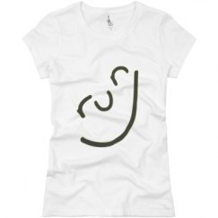 Ladies Slim Fit Basic Promo Jersey Tee