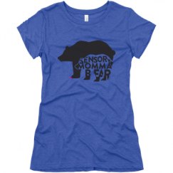 Ladies Slim Fit Super Soft Triblend Tee