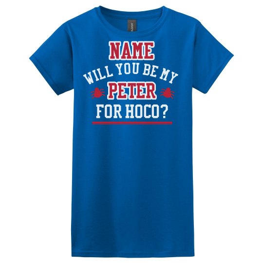 Be My Peter Custom Hoco Shirt - Ladies Basic Softstyle T-Shirt | Customized Girl
