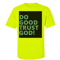 Unisex Ultra Cotton Safety Neon Crewneck Tee