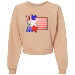 Women's Raglan Pullover Fleece