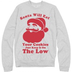 Santa Eating Cookies
