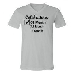 Unisex V-Neck Jersey Tee