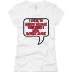 Ladies Slim Fit Basic Promo Jersey Tee