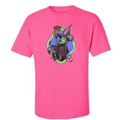 Unisex Ultra Cotton Safety Neon Crewneck Tee