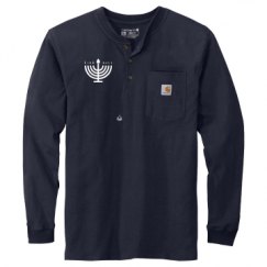 Unisex Carhartt Long Sleeve Henley Tee