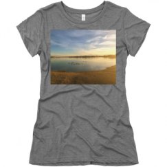 Ladies Slim Fit Super Soft Triblend Tee