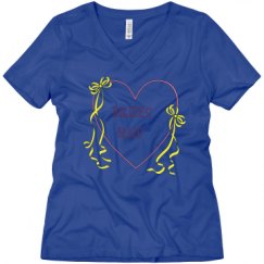 Ladies Relaxed Fit V-Neck Tee