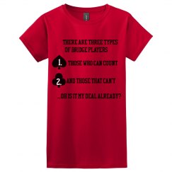 Counting on bridge players 