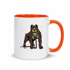 11oz Ceramic Mug with Color Inside