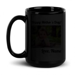 15oz Black Glossy Mug