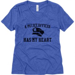 Ladies Relaxed Fit Super Soft Triblend V-Neck Tee