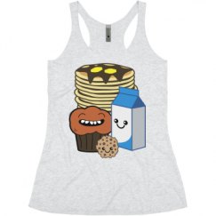 Ladies Slim Fit Super Soft Racerback Triblend Tank