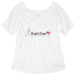 Ladies Flowy Slouchy Tee
