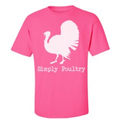 Unisex Ultra Cotton Safety Neon Crewneck Tee