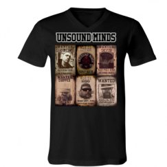 Unisex V-Neck Jersey Tee