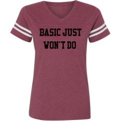 Ladies Relaxed Fit Vintage Sports Tee