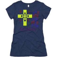 Ladies Slim Fit Super Soft Triblend Tee