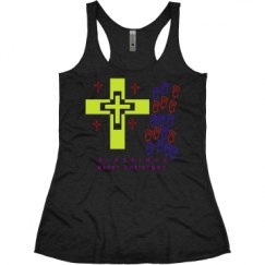 Ladies Slim Fit Super Soft Racerback Triblend Tank