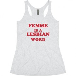 Ladies Slim Fit Super Soft Racerback Triblend Tank