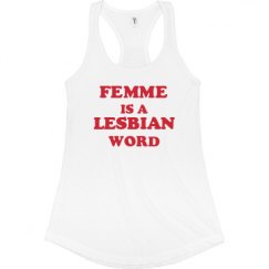 Ladies Slim Fit Racerback Tank Top
