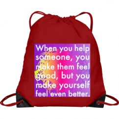 Port & Company Drawstring Cinch Bag