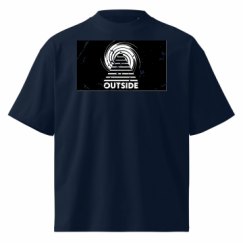 Unisex Organic Oversized High Neck T-Shirt