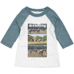 Toddler 3/4 Sleeve Raglan Tee