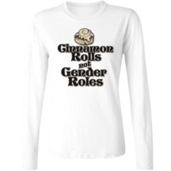 Ladies Relaxed Fit Basic Long Sleeve Tee