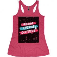 Ladies Slim Fit Super Soft Racerback Triblend Tank