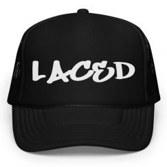Black Laced Snapback