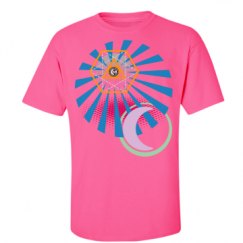 Unisex Ultra Cotton Safety Neon Crewneck Tee