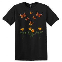 Butterfly Butterflies & Yellow Flowers