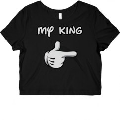 Ladies Slim Fit Crop Top Tee