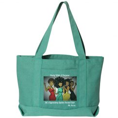 Lg Tote - Party With A Purpose - Wash Navy