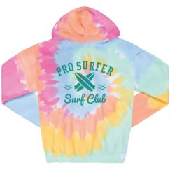 Unisex Tie-Dye Fleece Hoodie
