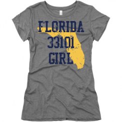 Ladies Slim Fit Super Soft Triblend Tee