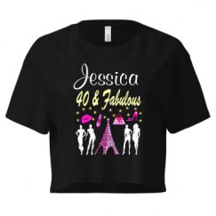 Ladies Festival Cali Crop Top Tee