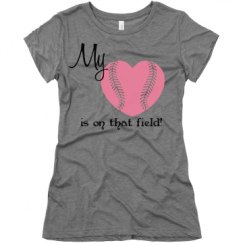 Ladies Slim Fit Super Soft Triblend Tee