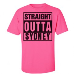 Unisex Ultra Cotton Safety Neon Crewneck Tee