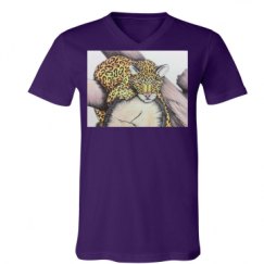 Unisex V-Neck Jersey Tee