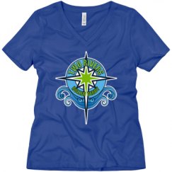 Ladies Relaxed Fit V-Neck Tee