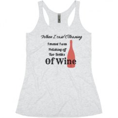 Ladies Slim Fit Super Soft Racerback Triblend Tank